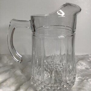 Vintage "Longchamp" Lead Crystal Water Pitcher - Never Used